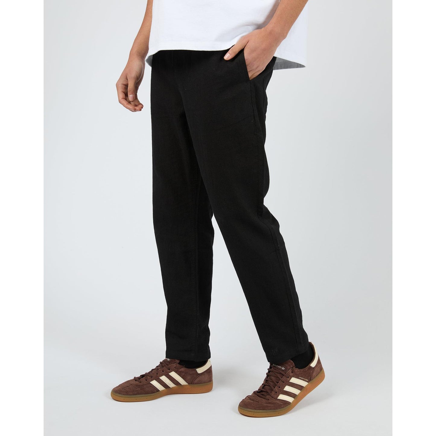 Linen Pant - Black