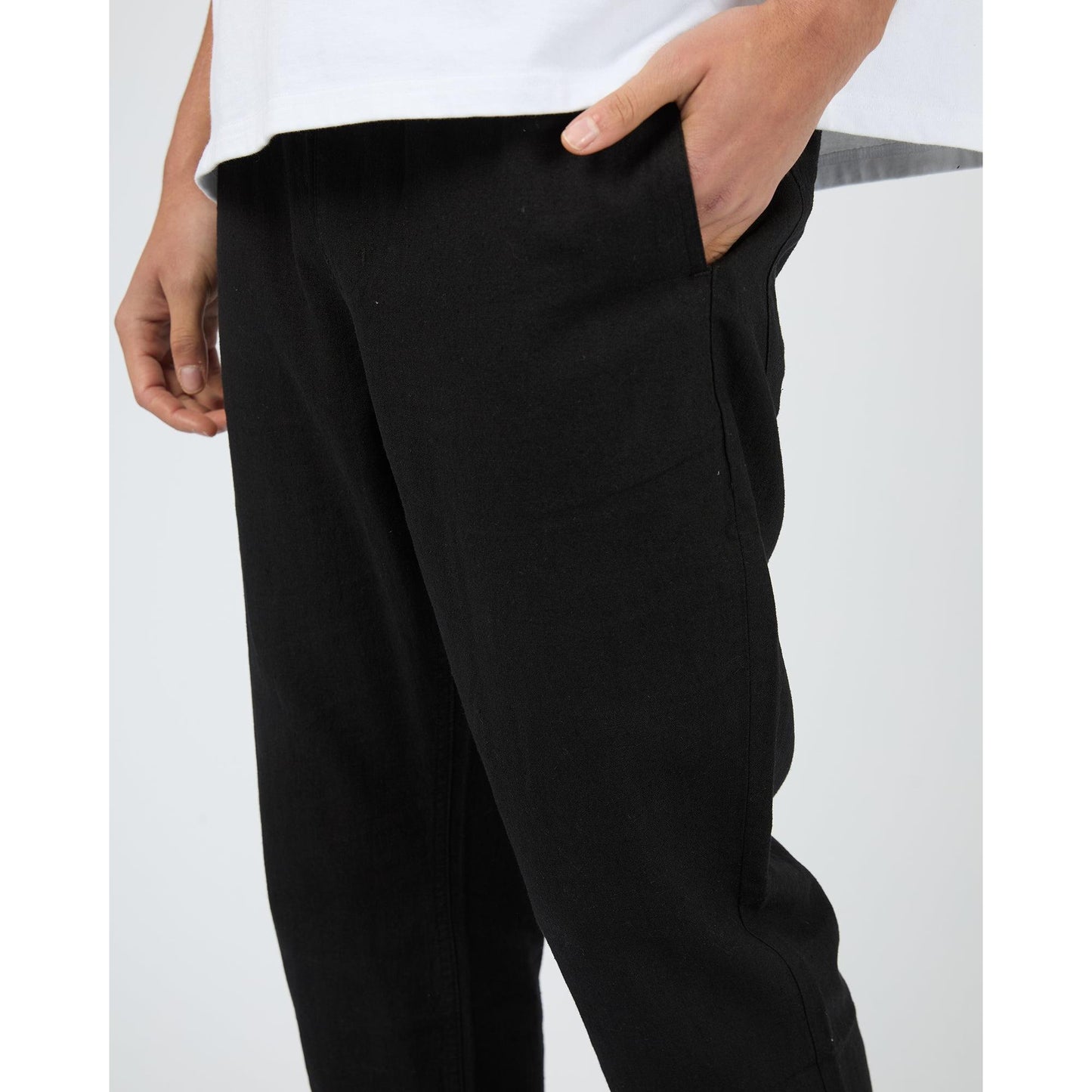 Linen Pant - Black