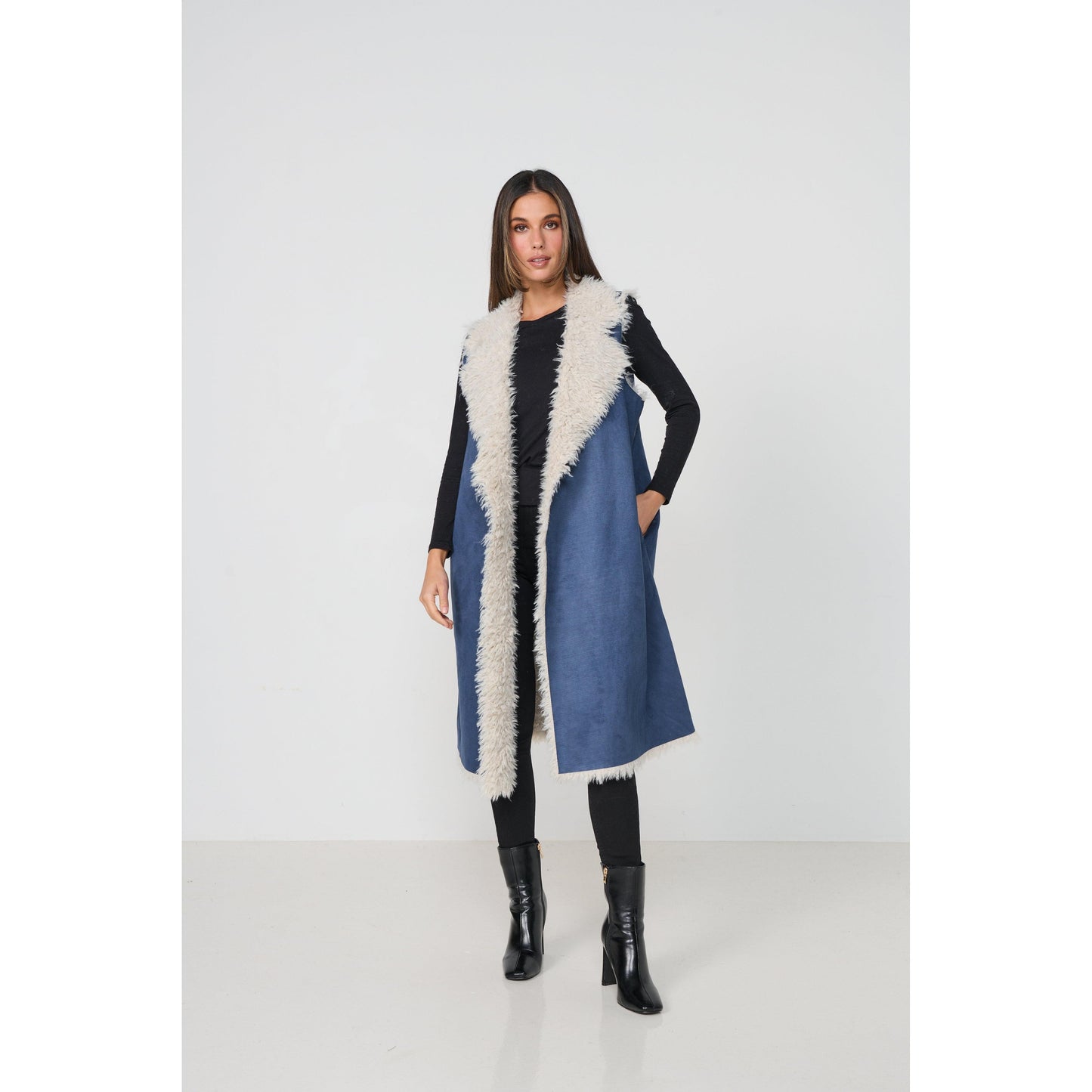 Mia Vest - Denim