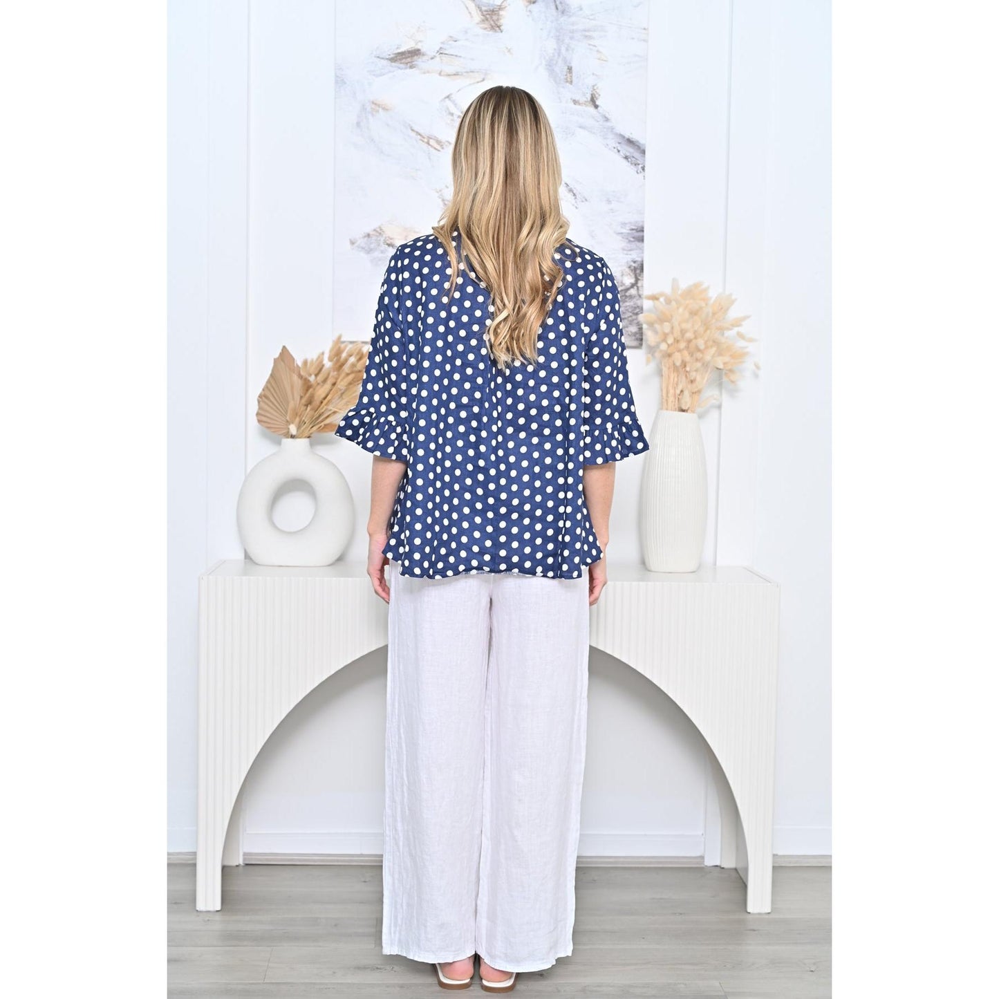 Molly Dot- Navy