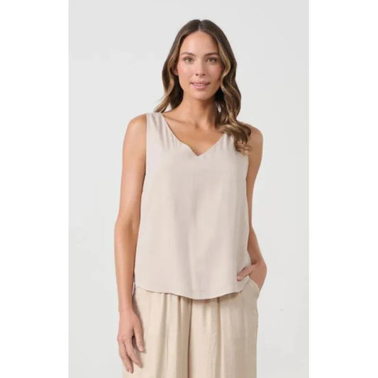 Monica Tank - Beige