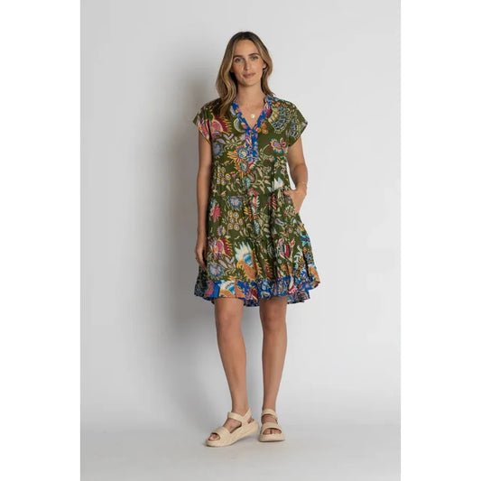 Nandita Dress - Olive