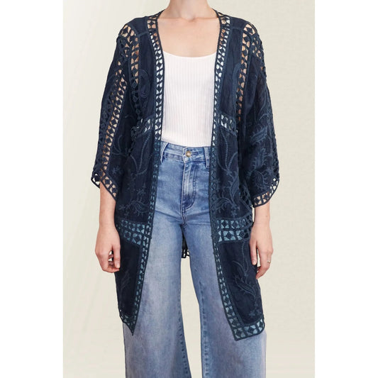 Oline Kimono - Navy