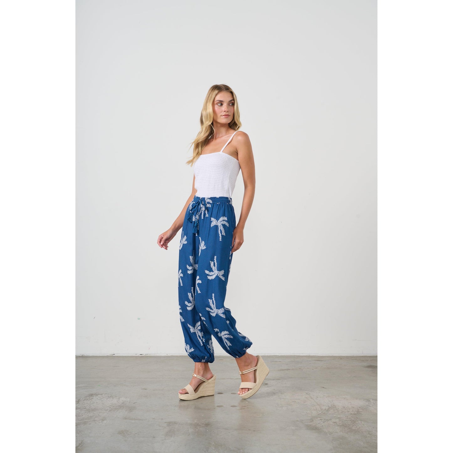 Palm Pant - Blue