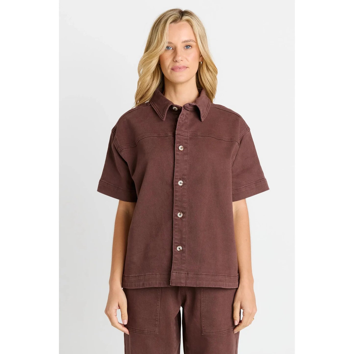 Quinn Shirt - Choc