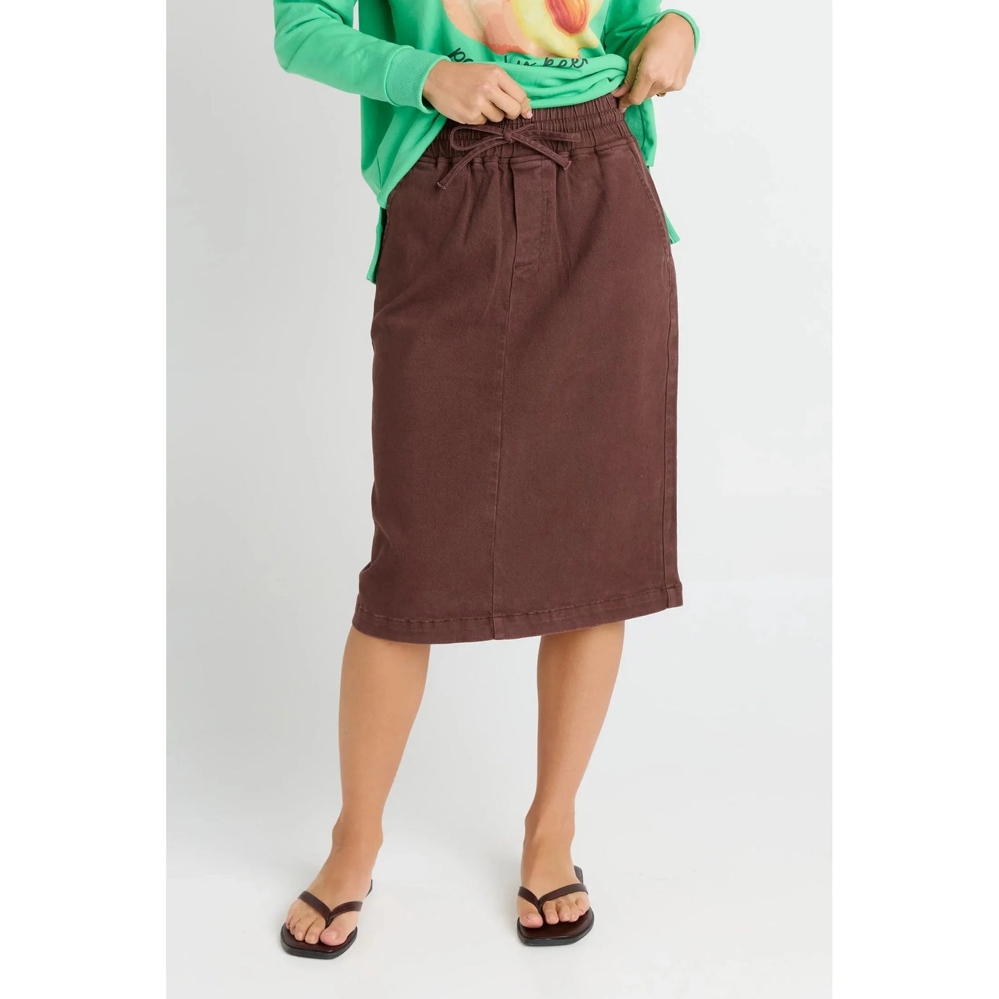 Quinn Skirt Choc