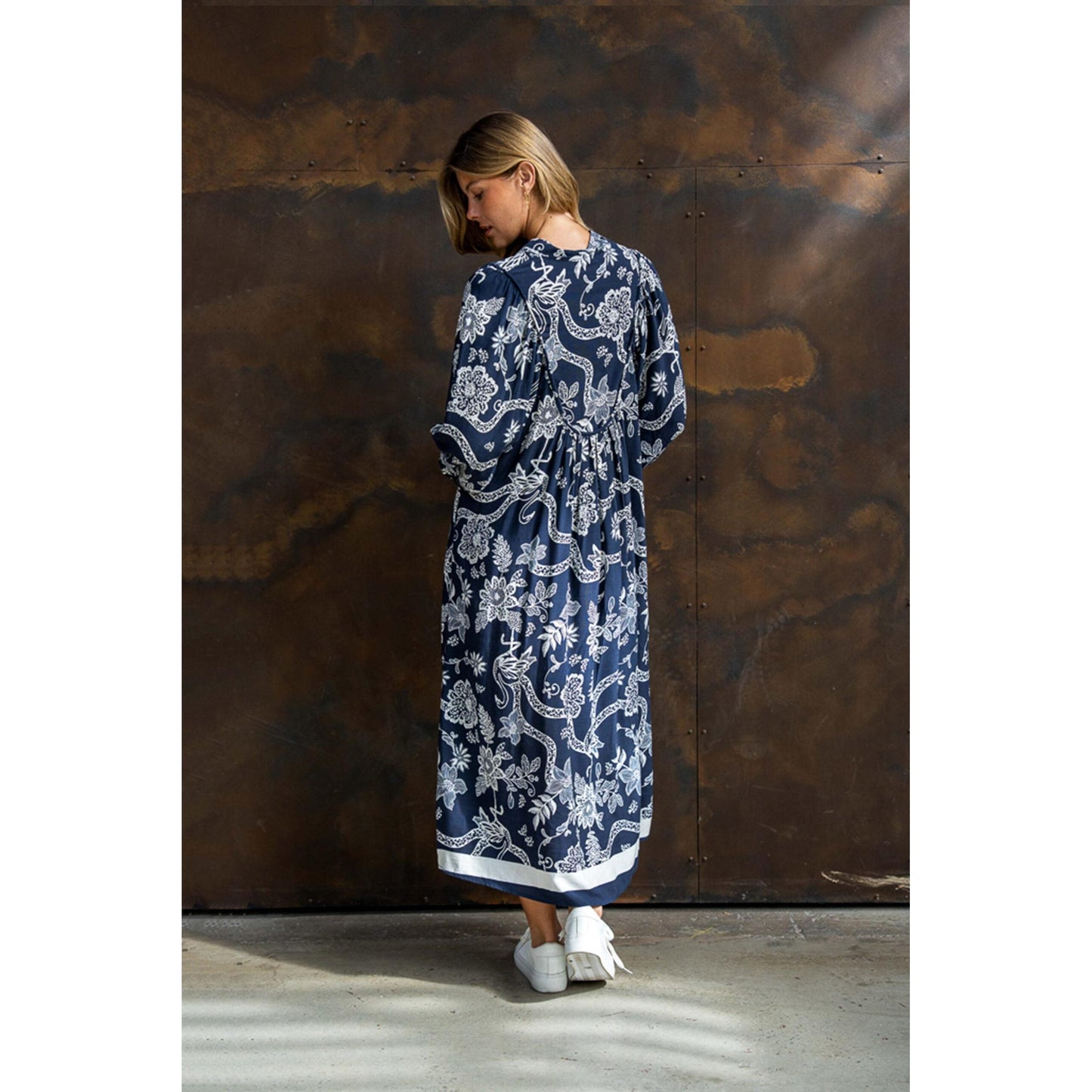Reena Dress - NAVY