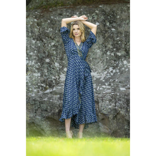 Ripple Wrap dress