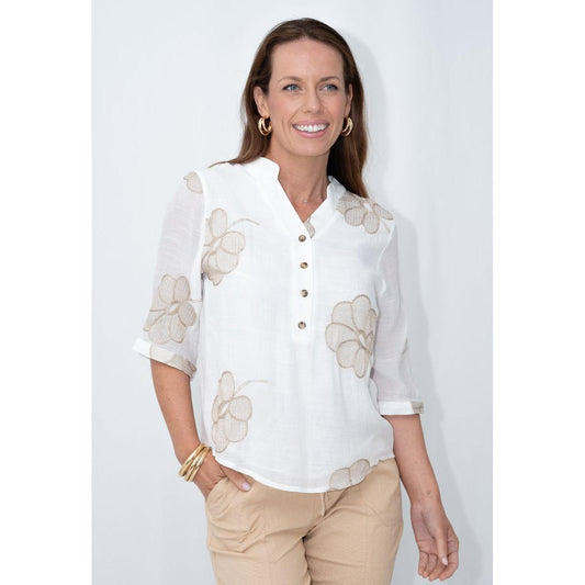 Selena top - White