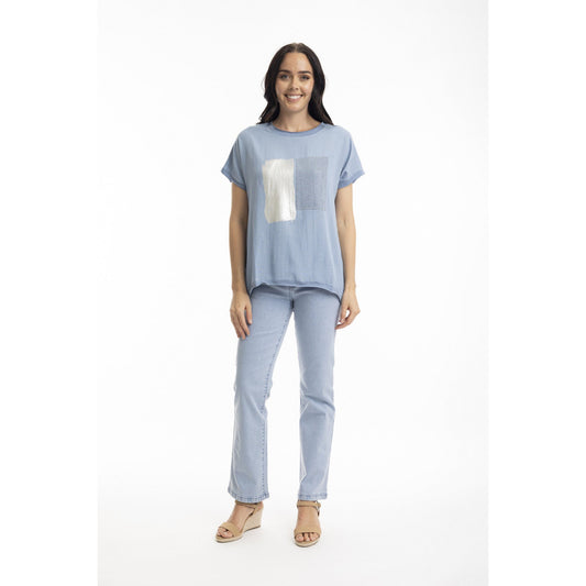 Splask top - Blue