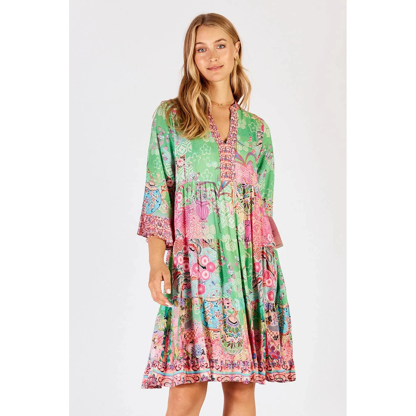 Sybil dress - Lime