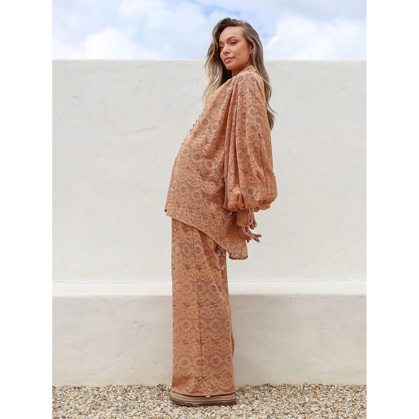Zoe shirt - Tan