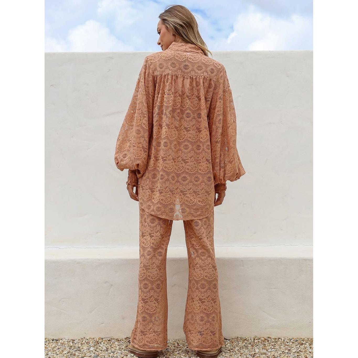 Zoe shirt - Tan