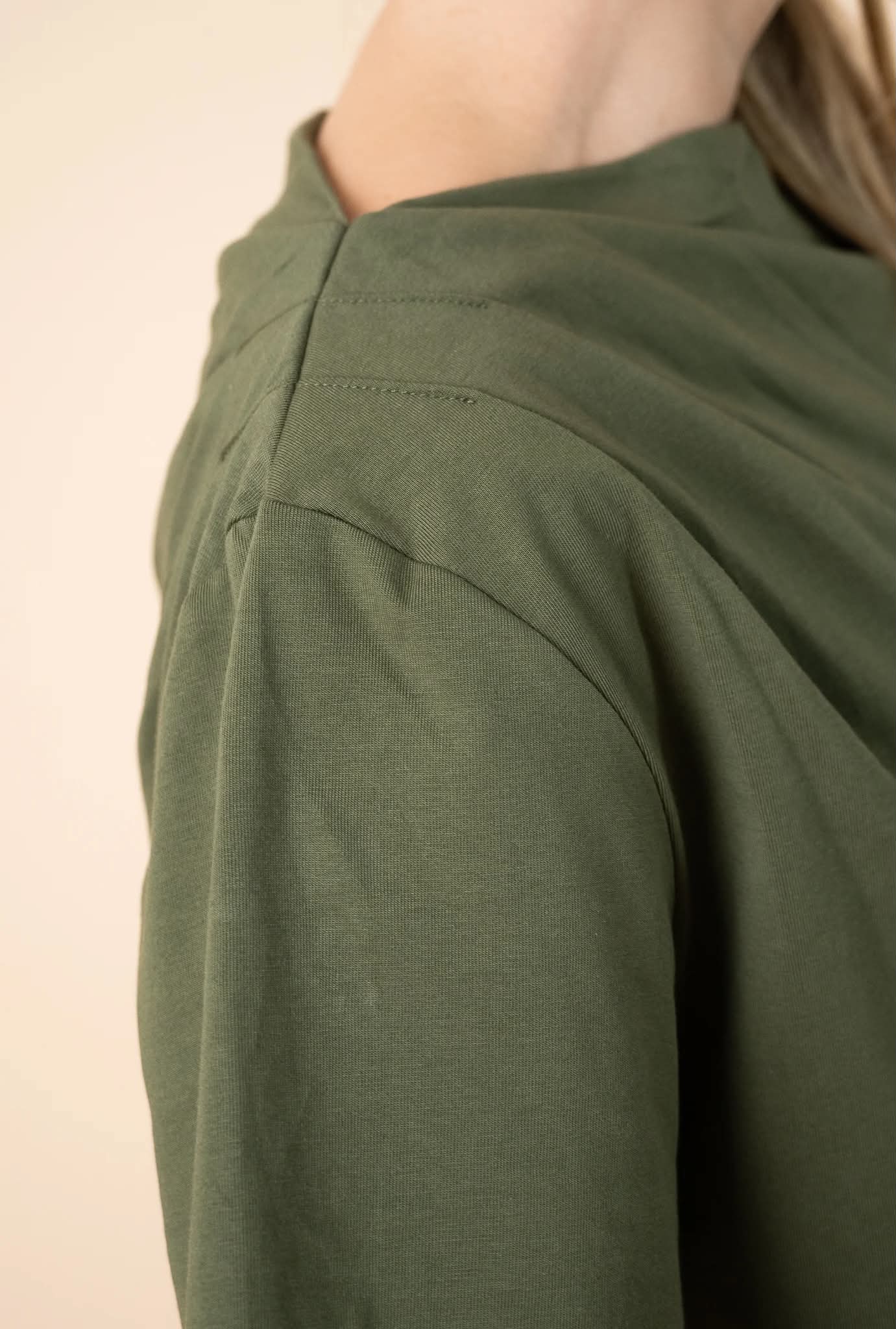 Eloise Tuck Tee - Khaki